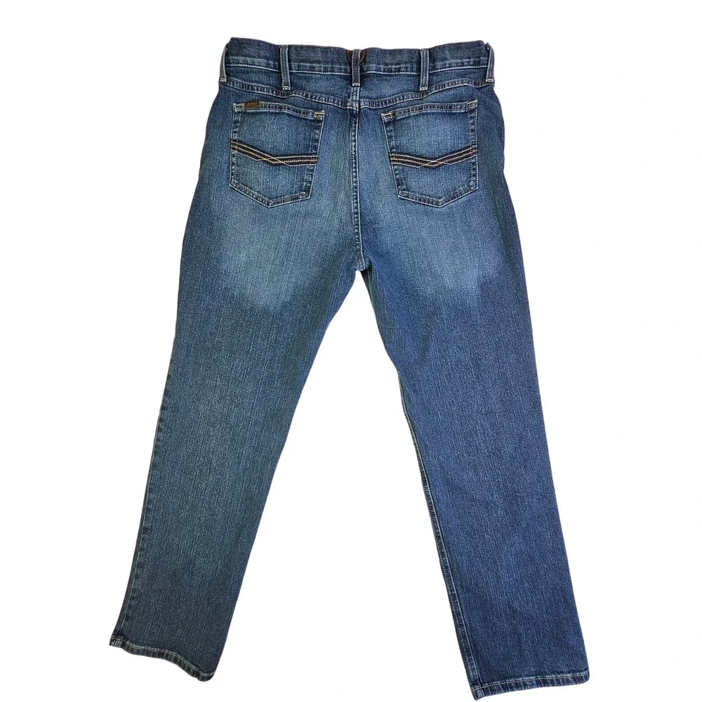 Ariat M2 Relaxed Boot Jeans Mens 40x34 Medium Wash Denim‎ Straight Leg - Picture 2 of 14